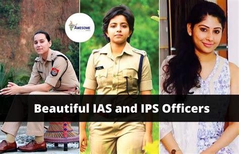 Top Beautiful Ias And Ips Officers In India Awesome India