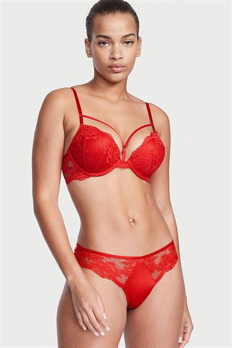 Buy Victorias Secret Lipstick Red Thong Lace Thong Knickers From The Next Uk Online Shop