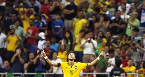 Neymar Scores All Four As Brazil Rout Japan Rediff Sports