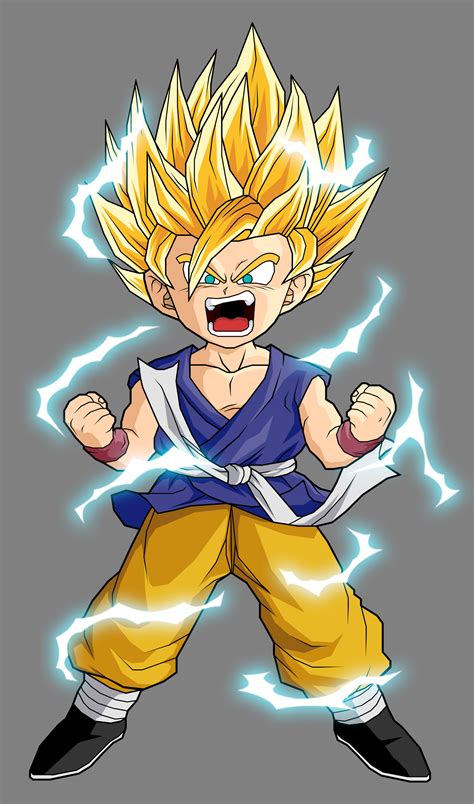 All the super saiyan levels ranked, weakest to strongest. Image - GT Kid Goku Super Saiyan 2 by dbzataricommunity ...