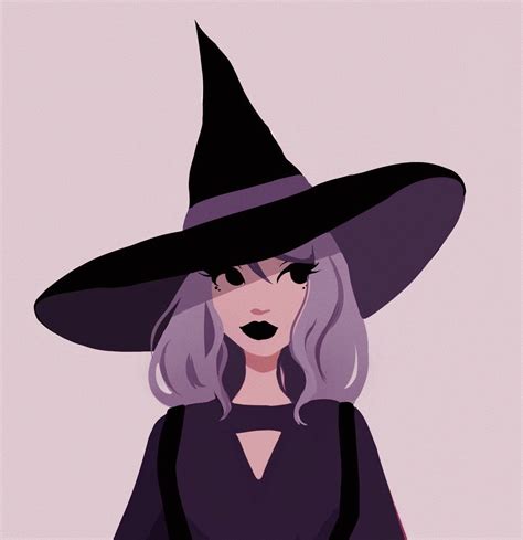 Witch Aesthetic Cartoon