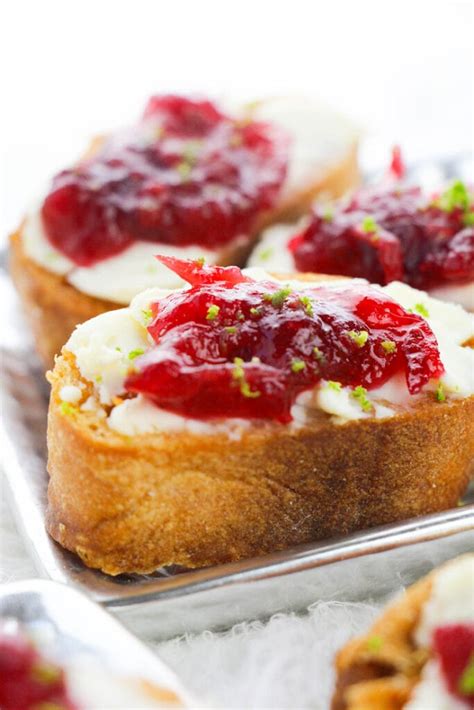 Cranberry Crostini Appetizer Ideas For The Home
