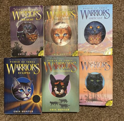 Warriors Cats Power Of Three Book Series 1 6 Paperback