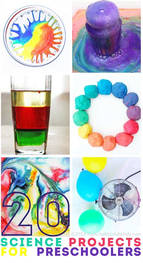 20 Science Projects For Preschoolers