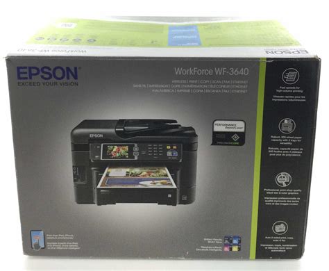 Lot Epson Workforce Wf 3640 Printer