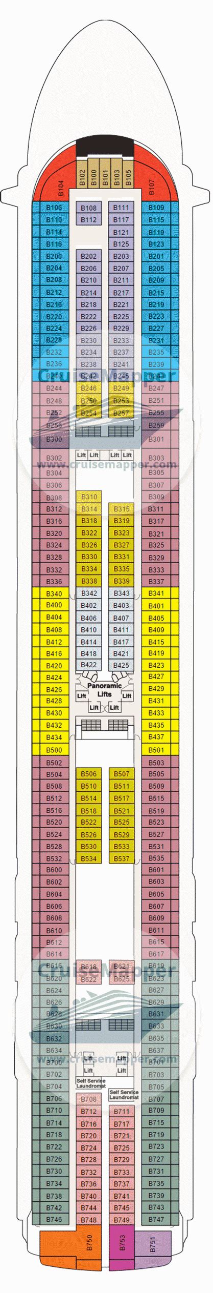 Princess cruises sapphire princess cabins, staterooms, and suites. Sapphire Princess deck 11 plan | CruiseMapper