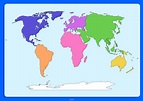 Blank Continents Map for Teachers | Perfect for grades 10th, 11th, 12th ...