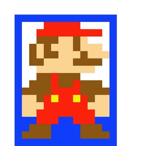 Super Mario Bros Pixel Art Maker