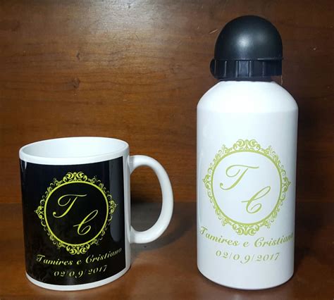 Kit Personalizado Caneca Squeeze Elo7 Produtos Especiais