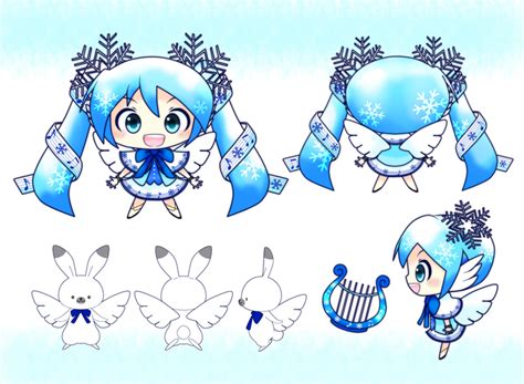 Piaproピアプロイラスト「snow Miku 2020」