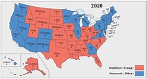 US Election of 2020 Map - GIS Geography