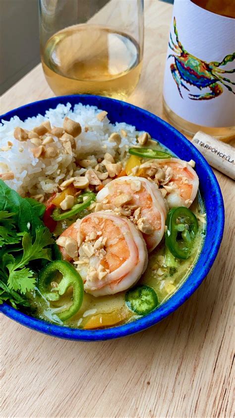 Spicy Thai Green Curry With Shrimp Dining By Kelly