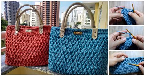 New Stitch Crochet Bag Tutorial Crochet Kingdom