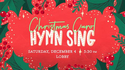 Christmas Carol Hymn Sing Bible Center Church