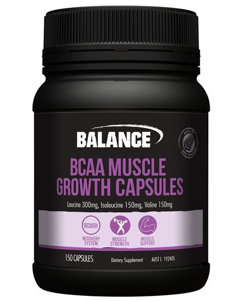 Bcaa Muscle Growth Capsules By Balance Supplement Warehouse