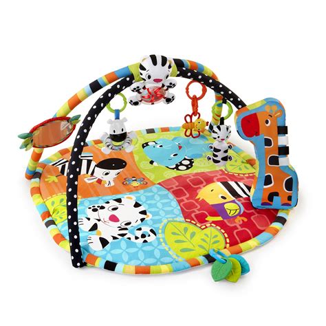 Bright Starts Spots And Stripes Safari Play Mat And Gym Toptoy