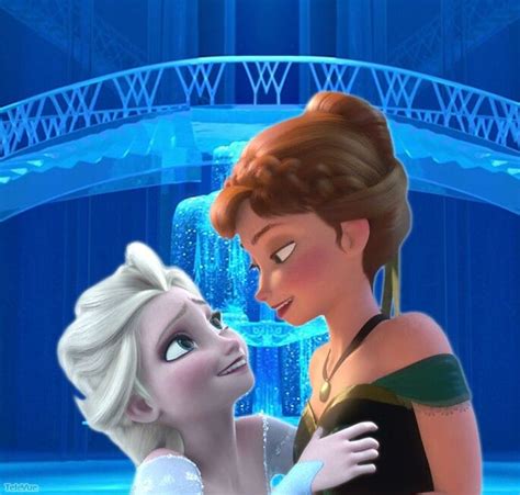 Elsa Thaws Out Coronation Anna After Freezing Her Shades Of Disney