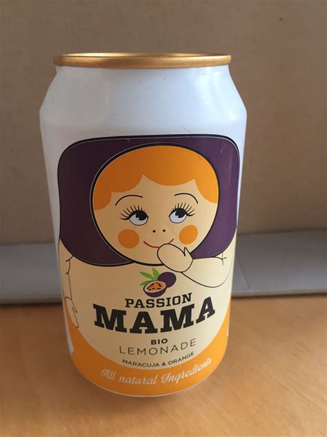 Brand Garage Passion Mama Maracuja And Orange Bio Lemonade