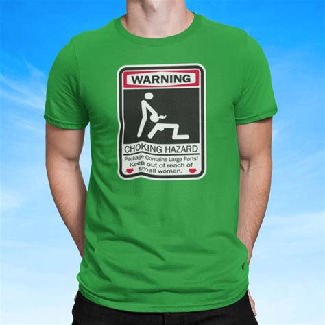 Warning Choking Hazard T Shirt Novelty T Shirt Adult Unisex Etsy