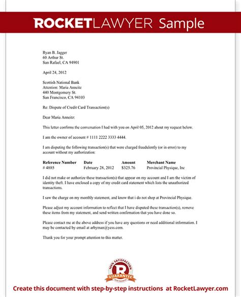 The credit card issuer, the credit card network and the payments processor are all involved in determining the processing fees. Dispute Fraudulent Credit Card Transaction Letter