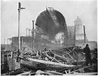 The wreckage of the Crystal Palace fire [2688 × 2080] November 30, 1936 ...