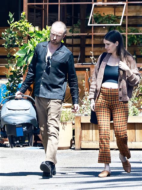 Aaron Paul And Wife Lauren Seen With New Baby In 1st Photos Since Birth