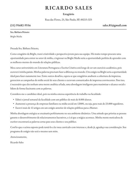 Exemplos De Cartas De Pedido De Estagio Pdf Bruce Hogan Carta Exemplo