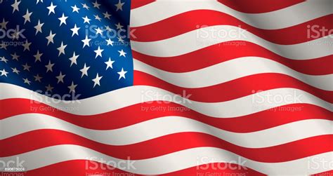 United States Flag Vector Stock Illustration Download Image Now Art