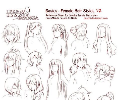 Anime Bases With Hair And Clothes Chibi Anime Girl Hair Base