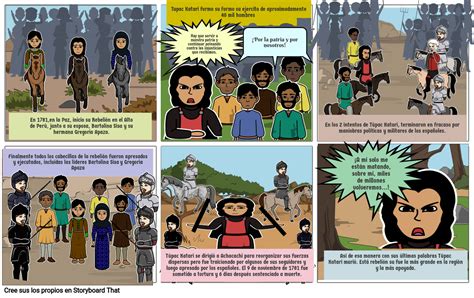 La Rebelion De Tupac Katari Storyboard By Nataly I