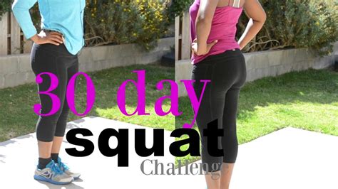 30 day squats before and after