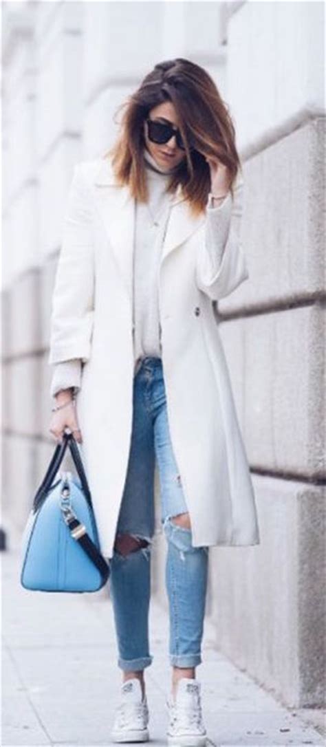 White Long Blazer With Jeans Pictures Photos And Images