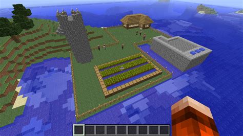 Survival Island W Npc Village Updated Minecraft Map