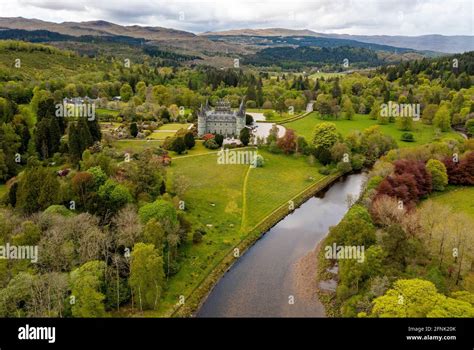 Inveraray Castle Ancestral Home Of The Duke Of Argyll Chief Of The