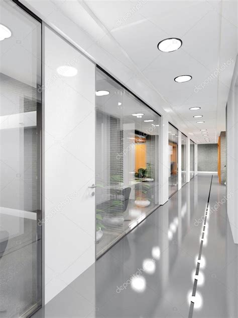 Corridor Of Modern Office Building — Stock Photo © Iegors 89414258