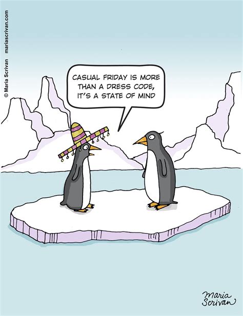 Dont Wear A Sombrero On Casual Friday Cute Penguins Social Media