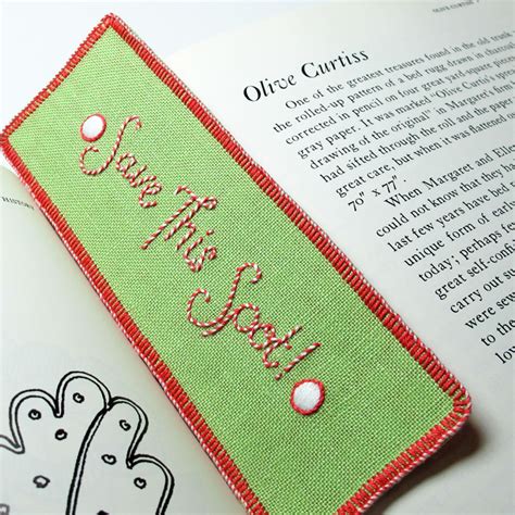 Free Tutorial Quick And Easy Embroidered Bookmarks Craftsy