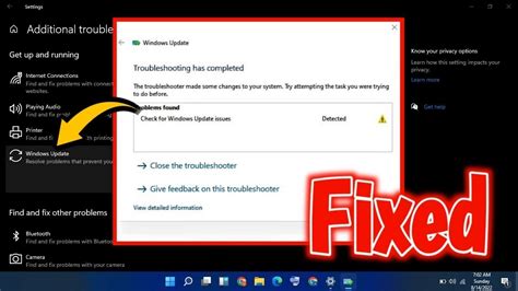 How To Fix Check For Windows Update Issues Detected Windows 1110