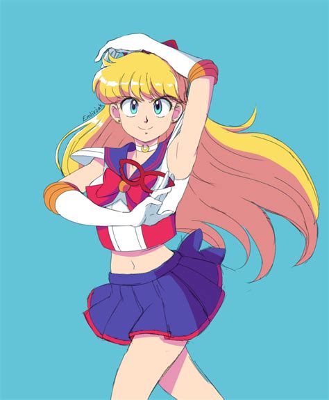 Emlirjak Aino Minako Sailor V Bishoujo Senshi Sailor Moon Highres Girl Armpits Blonde