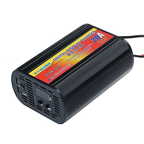 Buy Suoer 12v24v 20a Battery Charger With Lcd Screen For Deep Cycle