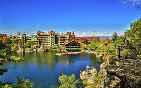 Mohonk Mountain House Overlook Photograph By James Frazier Fine Art