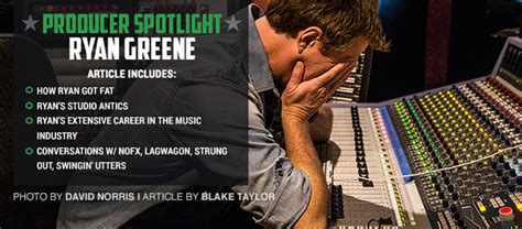 Producer Spotlight Ryan Greene The Pier Magazine