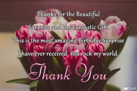 Thank You Messages Thank You For Birthday Wishes Quotes