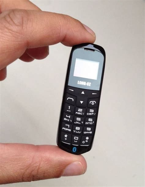 Worlds Smallest Thinnest 3 In 1 Long Cz J8 Black Mini Phone Unlocked
