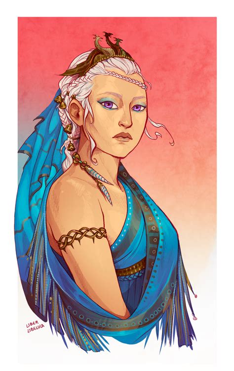Daenerys Targaryen by LiberLibelula | Targaryen art, Game ...