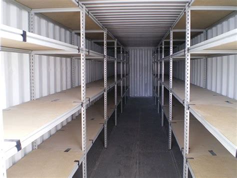 Shipping Container Storage Is Infinitely Easier With Built In Shelving