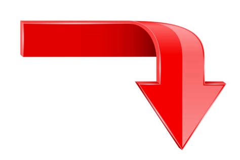 Red Curved Arrow Stock Photos Pictures And Royalty Free Images Istock