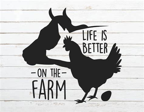 Silhouette Projects Silhouette Design Farm Life Quotes Carnicerias