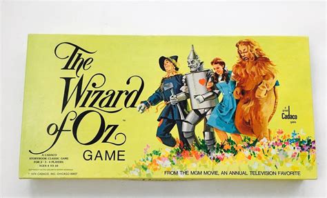 The Wizard Of Oz Board Game 1974 By Cadaco Vintage Complete 1858879819