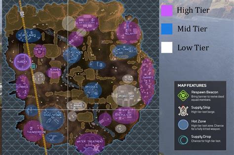 Apex Legends Drop Guide Where To Land On The Map For The Best Loot Gamespot